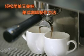 美式咖啡制作方法、手冲咖啡和虹吸壶煮咖啡的风味比较